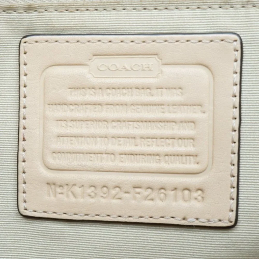 COACH PEYTON SHOULDER SATCHEL TRAVEL TOTE BAG PINK CROSSGRAIN LEATHER‎ F26103 - Picture 8 of 11